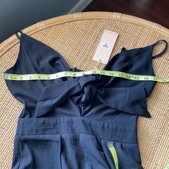 WHO I AM Black Jumpsuit Size 6 - Picture 9 of 11